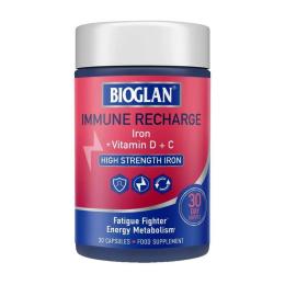 Натуральна добавка і екстракт Bioglan Immune Recharge (30 caps) (23571-01)