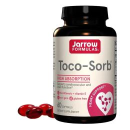 Вітамін Jarrow Formulas Суміш токотрієноли і Вітамін E, Toco-Sorb, 60 гелевих капс (JRW-12026)