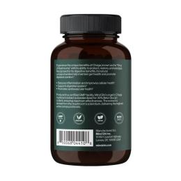 Натуральна добавка і екстракт Mind Shi Chaga Mushroom 1000 mg - 60 vegcaps (2023-10-4388)