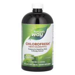 Натуральна добавка і екстракт Natures Way Chlorofresh Liquid - 16 oz Unflavored (2023-10-2174)