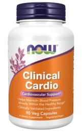 Натуральна добавка і екстракт Now Foods Clinical Cardio - 90 vcaps (2023-10-2825)