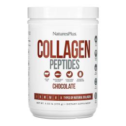 Натуральна добавка і екстракт Natures Plus Collagen Peptides - 378g Chocolate (2022-10-2867)
