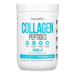 Натуральна добавка і екстракт Natures Plus Collagen Peptides - 378g Vanilla (2022-10-2866)