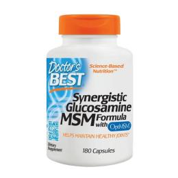 Натуральна добавка і екстракт Doctors BEST Synergistic Glucosamine MSM Formula (180 caps) (09383-01)