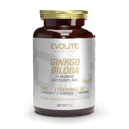 Натуральна добавка і екстракт Evolite Nutrition Ginkgo Biloba (180 veg caps) (22240-01)