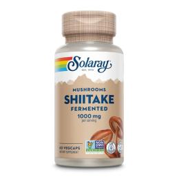 Натуральна добавка і екстракт Solaray Fermented Shiitake Mushroom 1000mg - 60 vcaps (2023-10-2146)