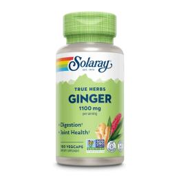 Натуральна добавка і екстракт Solaray Ginger Root 1100mg (2 serv. of 550mg) - 100 vcaps (2023-10-3010)