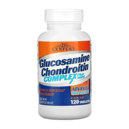Натуральна добавка і екстракт 21st Century Glucosamine Chondroitin Complex Triple - 120 tabs (2023-10-7066)