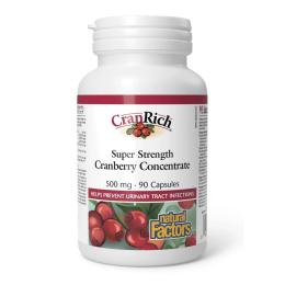 Натуральна добавка і екстракт Natural Factors CranRich 500mg - 90 caps (2023-10-4054)