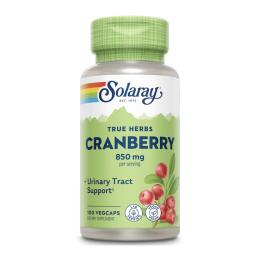 Натуральна добавка і екстракт Solaray Cranberry Berry 850mg - 100 vcaps (2023-10-3005)