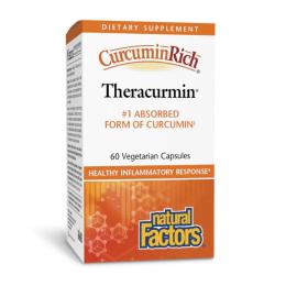 Натуральна добавка і екстракт Natural Factors CurcuminRich Theracurmin 30 mg - 60 vcaps (2023-10-3837)