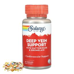 Натуральна добавка і екстракт Solaray Deep Vein Support - 60 vcaps (2023-10-6769)