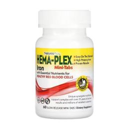 Натуральна добавка і екстракт Natures Plus Hema-Plex - 60 mini-tabs (2023-10-4410)