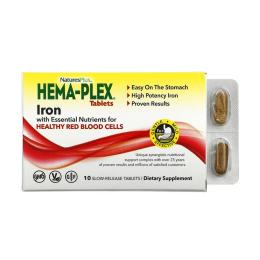 Натуральна добавка і екстракт Natures Plus Hema-Plex - 10 tabs (2023-10-4413)