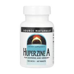 Натуральна добавка і екстракт Source Naturals Huperzine A 100 mcg - 60 tabs (2023-10-6612)