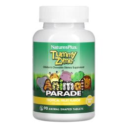 Натуральна добавка і екстракт Natures Plus Kids Tummy Zyme Chewable - 90 tabs (2022-10-2850)