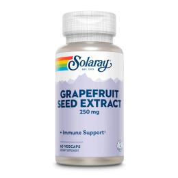 Натуральна добавка і екстракт Solaray Grapefruit Seed Extract 250mg - 60 vcaps (2023-10-4433)