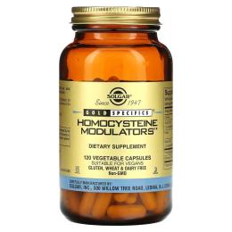 Вітамін Solgar Модулятор Гомоцистеїну, Homocysteine Modulators, 120 Вегетар (SOL-01411)