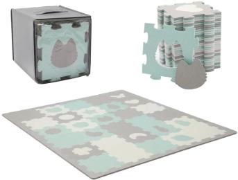 Килимок ігровий KinderKraft Luno Shapes (KPLUSH00MIN0000) Mint 30 елементів