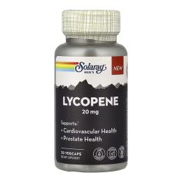 Натуральна добавка і екстракт Solaray Lycopene 20mg - 30 vcaps (2023-10-7416)