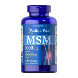 Натуральна добавка і екстракт Puritans Pride MSM 1000 mg - 120 caps (2023-10-6440)