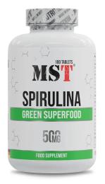 Натуральна добавка і екстракт MST Spirulina 500 mg (180 tab) (23724-01)