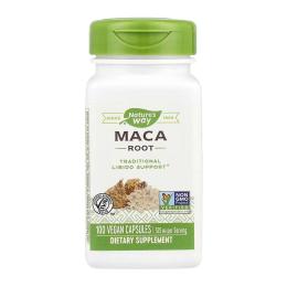 Натуральна добавка і екстракт Natures Way Maca - 100 vcaps (2023-10-6404)