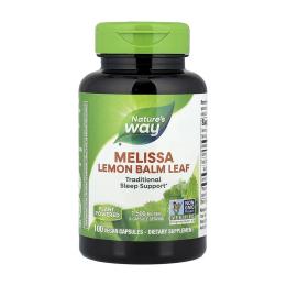 Натуральна добавка і екстракт Natures Way Melissa Lemon Balm Leaf - 100 vcaps (2023-10-6413)