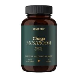 Натуральна добавка і екстракт Mind Shi Chaga Mushroom 1000 mg (60 veg caps) (23768-01)