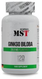 Натуральна добавка і екстракт MST Ginkgo Biloba 120 mg (60 caps) (23367-01)