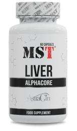 Натуральна добавка і екстракт MST Liver Alphacore (60 caps) (23766-01)