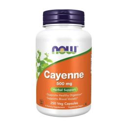 Натуральна добавка і екстракт Now Cayenne 500 mg (250 veg caps) (20108-01)