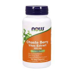 Натуральна добавка і екстракт Now Chaste Berry Vitex Extract 300 mg (90 veg caps) (19471-01)