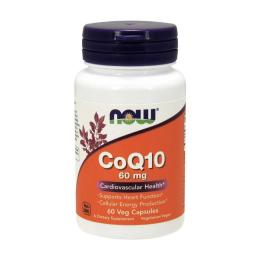 Натуральна добавка і екстракт Now CoQ10 60 mg (60 vcaps) (07144-01)