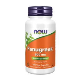 Натуральна добавка і екстракт Now Fenugreek 500 mg (100 veg caps) (20212-01)