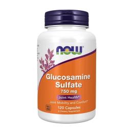 Натуральна добавка і екстракт Now Glucosamine Sulfate 750 mg (120 veg caps) (18341-01)