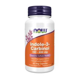 Натуральна добавка і екстракт Now Indole-3-Carbinol I3C-200 mg (60 veg caps) (08443-01)