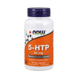 Натуральна добавка і екстракт Now 5-HTP 50 mg (90 veg caps) (06352-01)