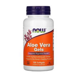 Натуральна добавка і екстракт Now Aloe Vera Gels (100 softgels) (06358-01)
