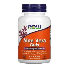 Натуральна добавка і екстракт Now Aloe Vera Gels (250 softgels) (18344-01)