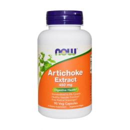 Натуральна добавка і екстракт Now Artichoke extract 450 mg (90 veg caps) (11743-01)