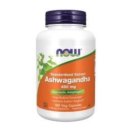 Натуральна добавка і екстракт Now Ashwagandha 450 mg (180 veg caps) (20171-01)