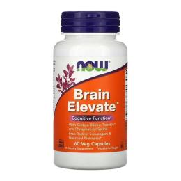 Натуральна добавка і екстракт Now Brain Elevate (60 caps) (10496-01)