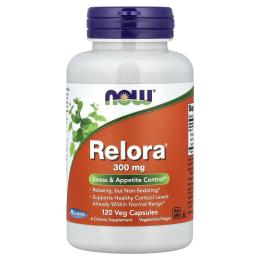 Натуральна добавка і екстракт Now Relora 300 mg (120 veg caps) (08075-01)