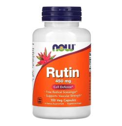 Натуральна добавка і екстракт Now Rutin 450 mg (100 veg caps) (18302-01)