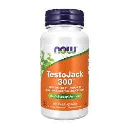 Натуральна добавка і екстракт Now Testo Jack 300 (60 veg caps) (10039-01)