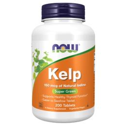 Натуральна добавка і екстракт Now Kelp 150 mcg (200 tab) (18300-01)
