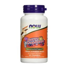 Натуральна добавка і екстракт Now Kids Berry Dophilus (60 chewables) (07572-01)