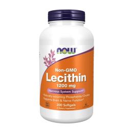 Натуральна добавка і екстракт Now Lecithin 1200 mg (200 softgels) (11023-01)