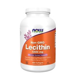 Натуральна добавка і екстракт Now Lecithin 1200 mg Non - GMO (400 softgels) (19544-01)